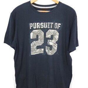 Nike Air Graphic T-Shirt Men's XL Black Michael Jordan Jumpman Pursuit of 23